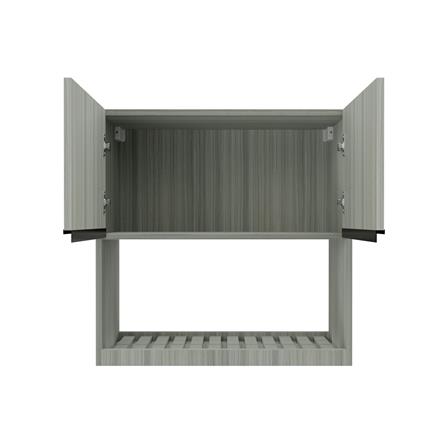 ตู้แขวนคว่ำจาน JUPITER SILKY LIGHT 80x80 ซม. สีเทา_2