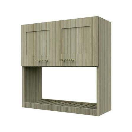 ตู้แขวนคว่ำจาน JUPITER GLORY TEAK 80x80 ซม. สีน้ำตาล