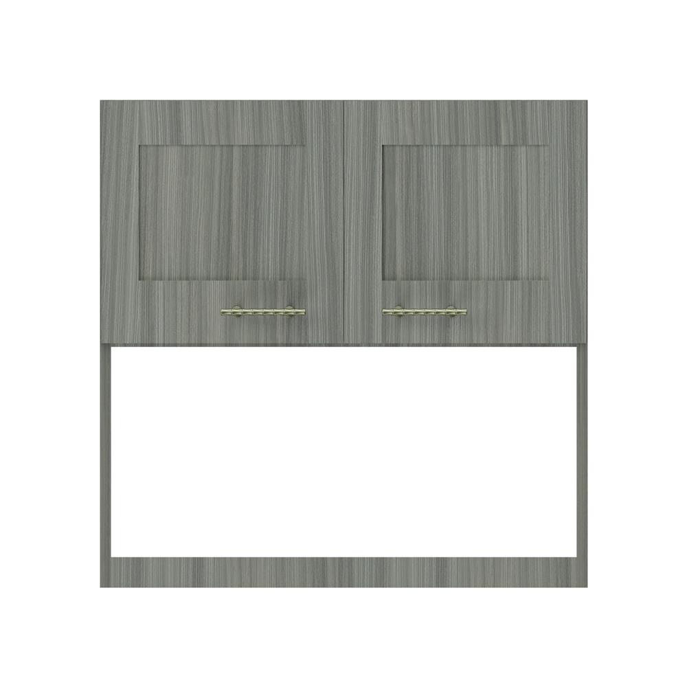 ตู้แขวนคว่ำจาน JUPITER GLORY LIGHT 80x80 ซม. สีเทา