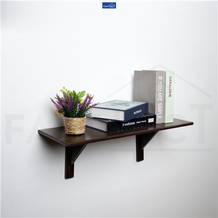 ชั้นแขวนผนัง FASTTECT WR2560+LS2190-WALNUT 60 ซม. สีวอลนัท_1