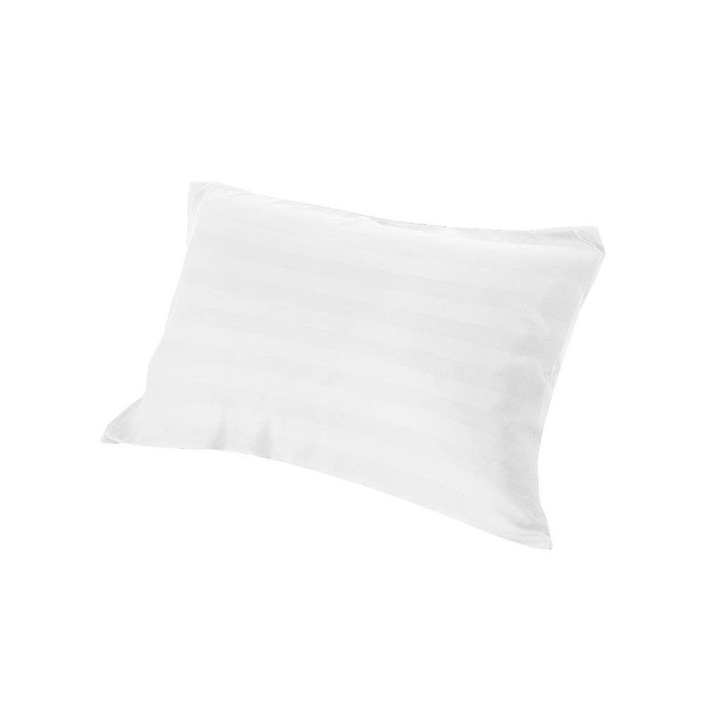 ปลอกหมอนหนุน HOME LIVING STYLE CT 250 STRIPE แพ็ก 2 ชิ้น สีขาว