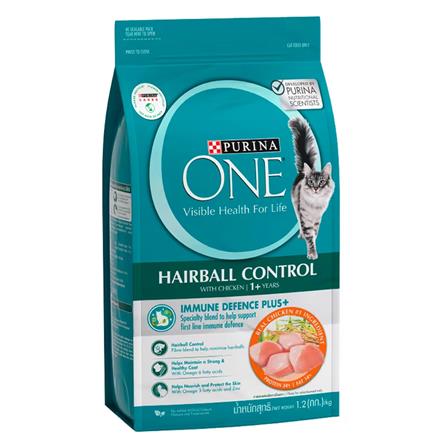 อาหารแมว PURINA ONE HAIRBALL CONTROL CHICKEN 1.2 กก.