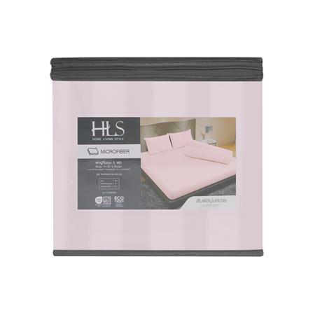 ชุดผ้าปูที่นอน 5 ฟุต 5 ชิ้น HOME LIVING STYLE FLORENCE สีชมพู_5
