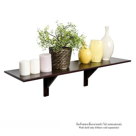 ชั้นแขวนผนัง FASTTECT WR2590+LS2190-WALNUT 90 ซม. สีวอลนัท