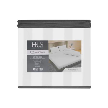 ชุดผ้าปูที่นอน 5 ฟุต 5 ชิ้น HOME LIVING STYLE FLORENCE สีขาว_5