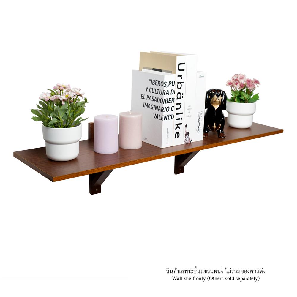 ชั้นแขวนผนัง FASTTECT WT2590+LS1190-OAK 90 ซม. สีโอ๊ค