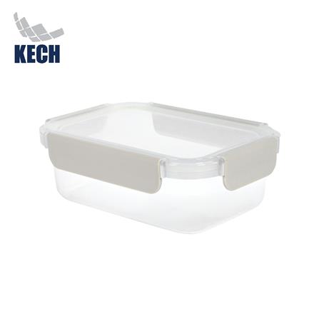 กล่องอาหารเหลี่ยม 0.9 ลิตร KECH NEXT 2815 สีครีม_0