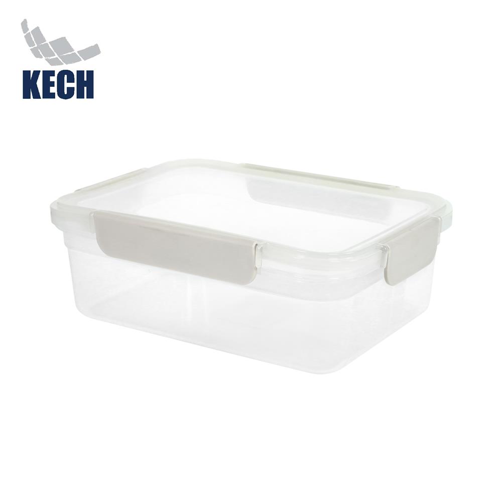 กล่องอาหารเหลี่ยม 2.1 ลิตร KECH NEXT 2817 สีครีม_1
