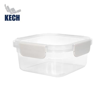 กล่องอาหารสี่เหลี่ยมจัตุรัส 0.9 ลิตร KECH NEXT 2841 สีครีม_0