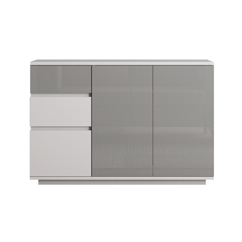 ตู้เตี้ยบานผสม FURDINI MEDIS Z1337GH3 120 ซม. สีเทา