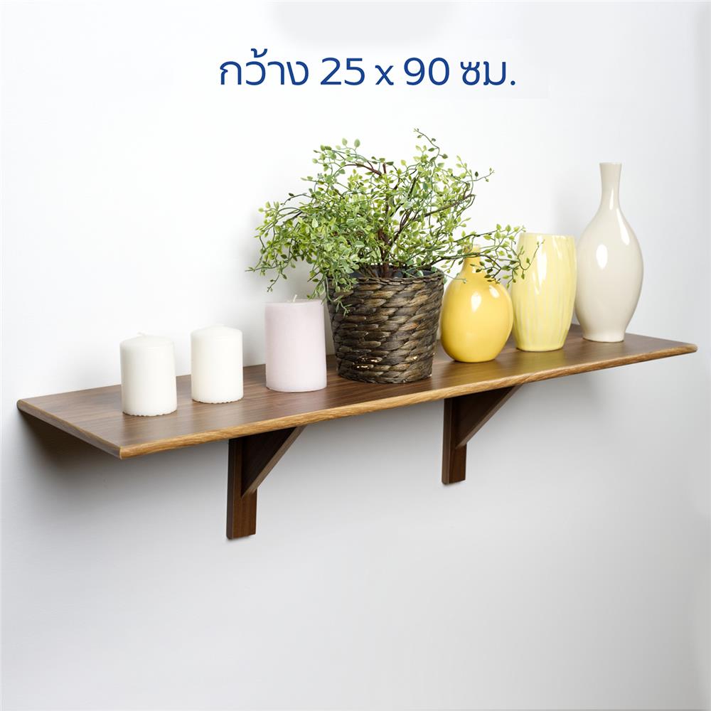 ชั้นแขวนผนัง FASTTECT WR2590+LS2190-WHITE 90 ซม. สีขาว