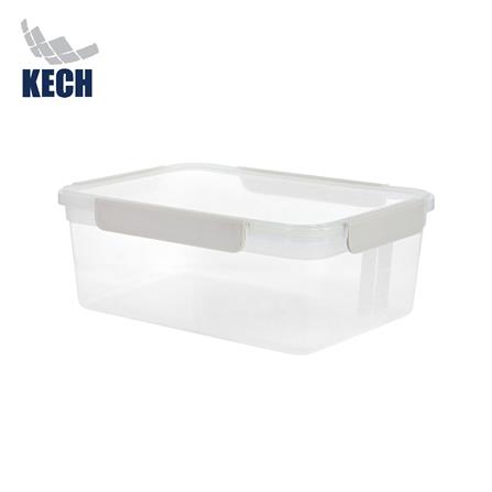 กล่องอาหารเหลี่ยม 5.5 ลิตร KECH NEXT 2818 สีครีม_0