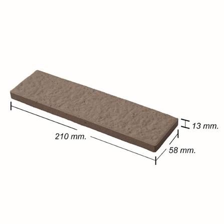 กระเบื้องดินเผา 2x8 นิ้ว KENZAI แกรนิตโต้ สีคอปเปอร์สโตน 60P_3