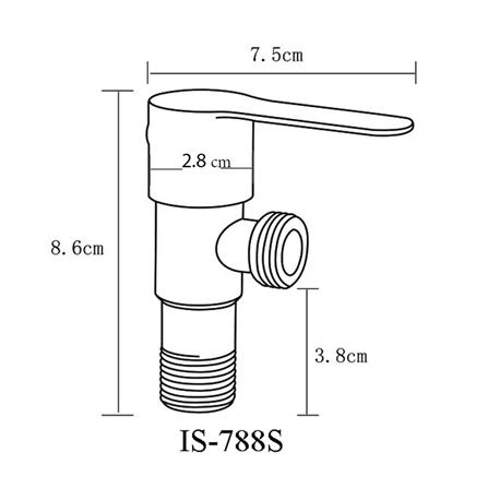 วาล์วฝักบัว 1 ทาง NOVABATH IS-788S_1
