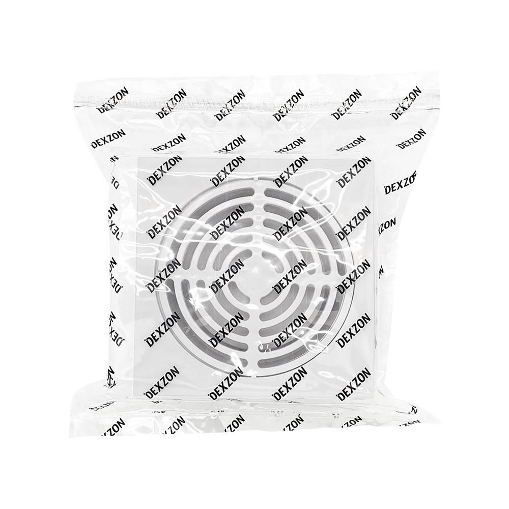 ตะแกรงกันกลิ่นพลาสติกเหลี่ยม DEXZON 5 นิ้ว