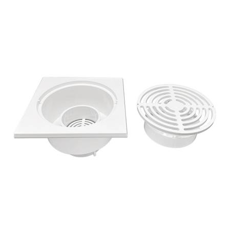 ตะแกรงกันกลิ่นพลาสติกเหลี่ยม DEXZON 5 นิ้ว_2