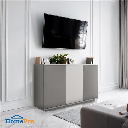 ตู้เตี้ยบานเปิด FURDINI MEDIS Z1338GH3 120 ซม. สีเทา_2