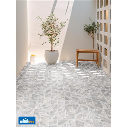 กระเบื้องพื้นพอร์ซเลน  16x16 นิ้ว COTTO เอ็นเลส เทา PM 0.96 ตร.ม._4