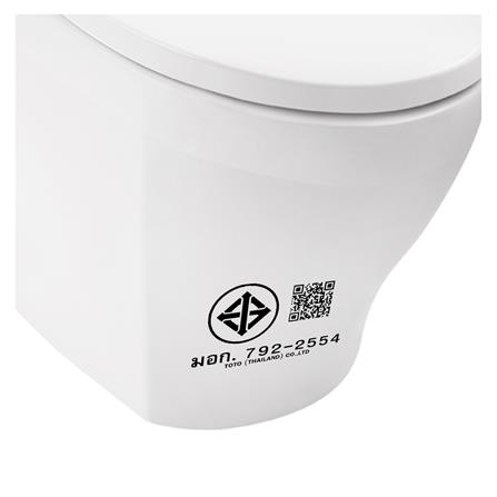 สุขภัณฑ์ 1 ชิ้น TOTO CW624UV2 4.8 ลิตร สีขาว_2