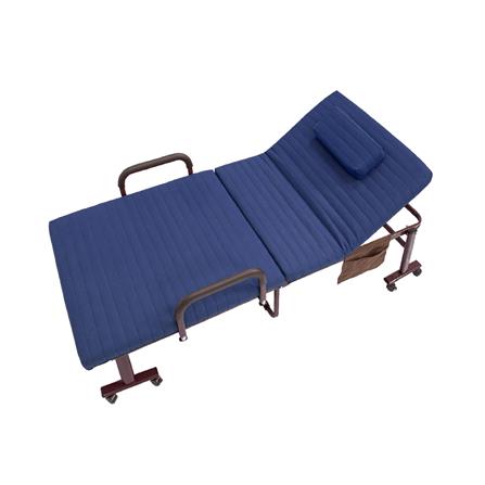 เตียงพับพร้อม TOPPER THAIBULL OLT245-120B สีน้ำเงิน