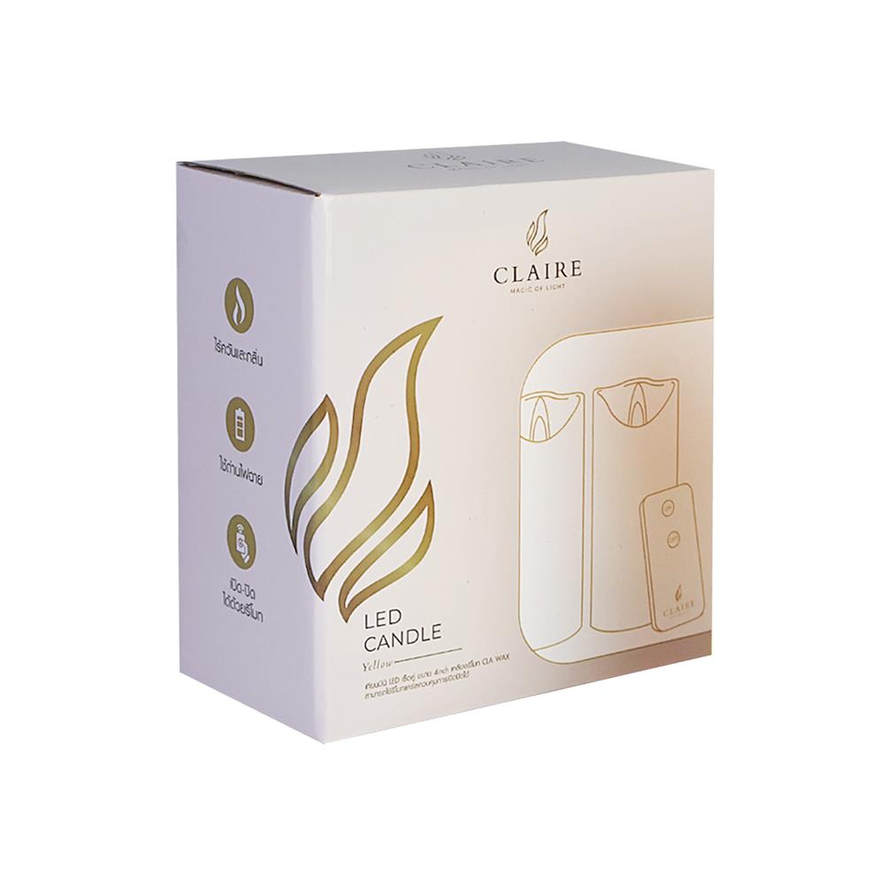 เทียน LED CLAIRE 0.3 วัตต์ WARM WHITE 12.5 ซม.