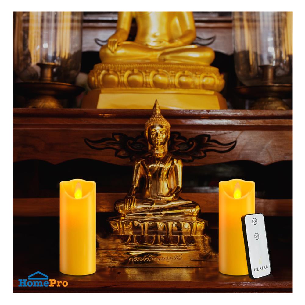 เทียน LED CLAIRE 0.3 วัตต์ WARM WHITE 12.5 ซม.