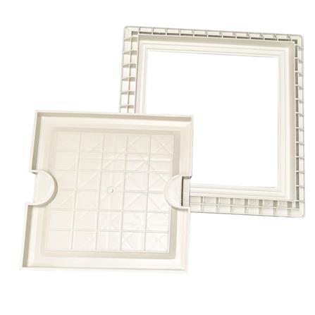 ฝาปิดพลาสติกชนิดสี่เหลี่ยม WAVE สีขาว_0