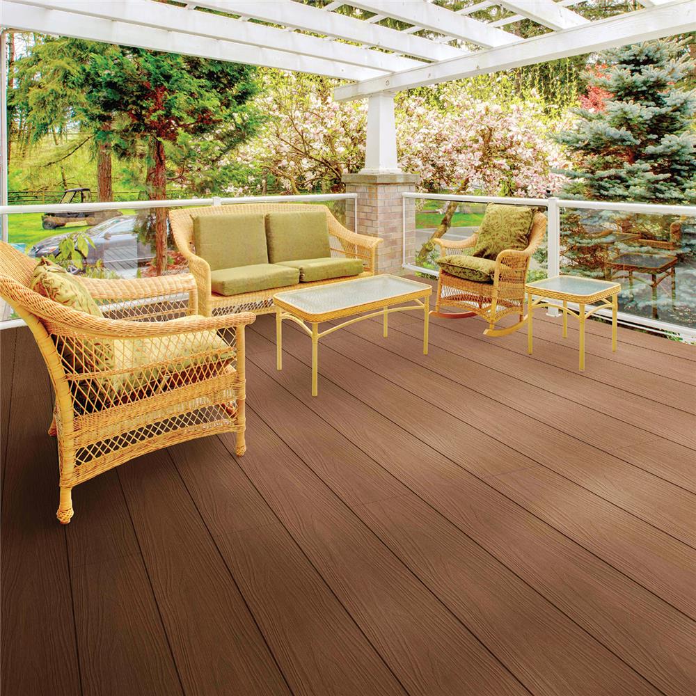 ไม้พื้น WPC INOVAR 14.2x240x2.3 ซม. สีสยามทีค