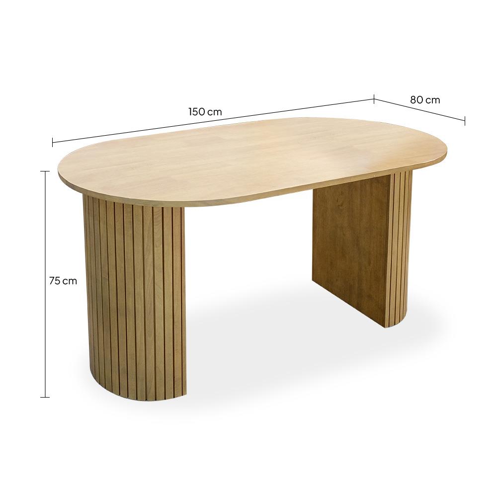 โต๊ะอาหาร YKS REN สี NATURAL