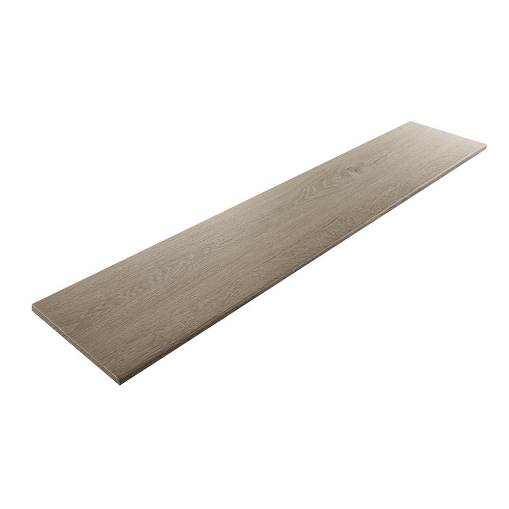 ไม้บันได ลูกตั้ง SPC ตราเพชร 8 นิ้ว 20x120x1.0 ซม. สีวู้ดบราวน์