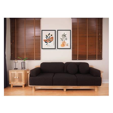 โซฟา 2 ที่นั่ง BAAN FURNITURE FIFA สีน้ำตาลเข้ม_2