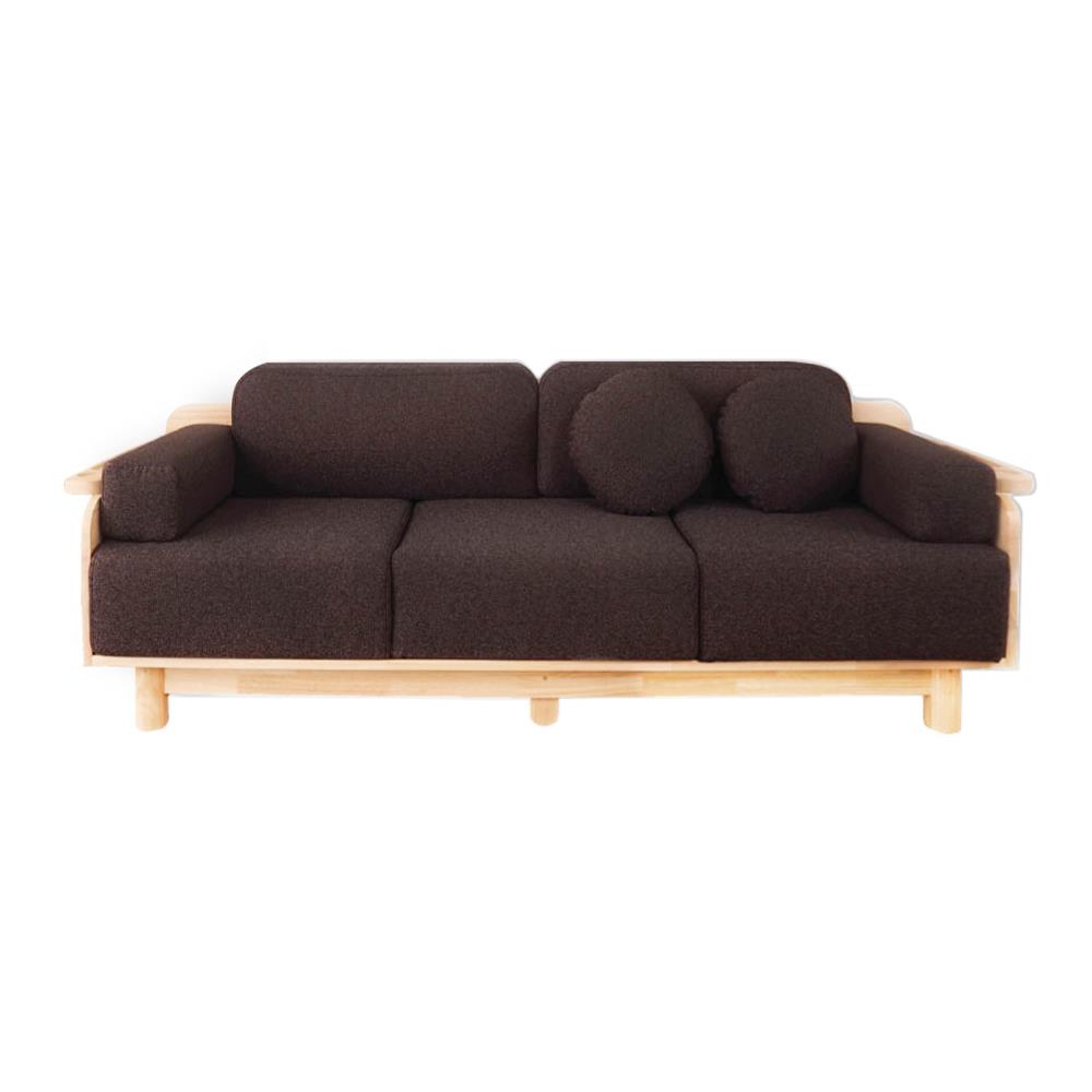 โซฟา 3 ที่นั่ง BAAN FURNITURE FIFA สีน้ำตาลเข้ม