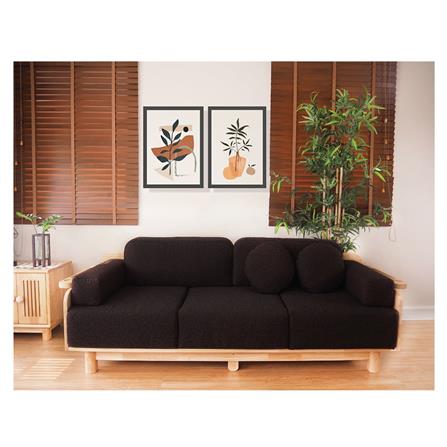 โซฟา 3 ที่นั่ง BAAN FURNITURE FIFA สีน้ำตาลเข้ม_2