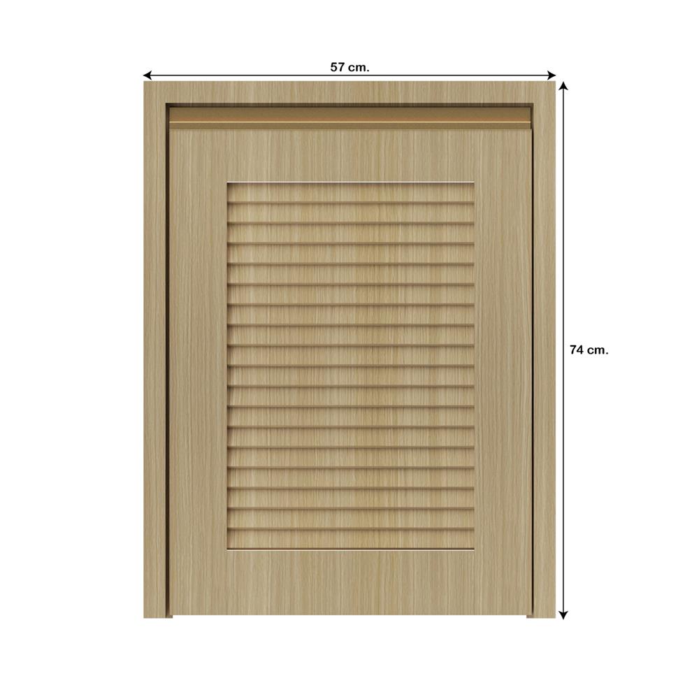 บานถังแก๊สเกล็ดเต็ม JUPITER SILKY WOODS 53x72 ซม. สีน้ำตาล