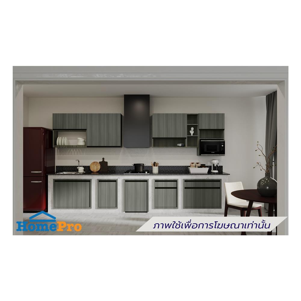 บานซิงค์คู่เกล็ดเต็ม JUPITER SILKY LIGHT 83x63 ซม. สีเทา