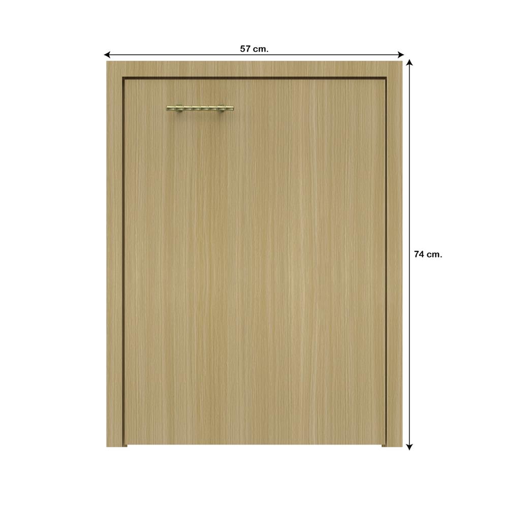 บานถังแก๊สเรียบ JUPITER MINERVA 53x72 ซม. สีน้ำตาล