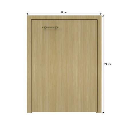 บานถังแก๊สเรียบ JUPITER MINERVA 53x72 ซม. สีน้ำตาล_3