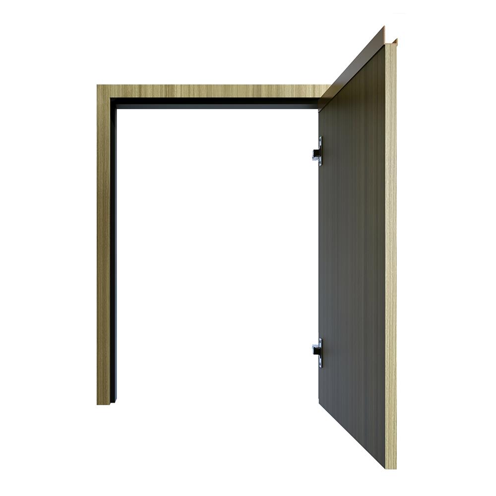 บานถังแก๊สเรียบ JUPITER SILKY TEAK 53x72 ซม. สีน้ำตาล