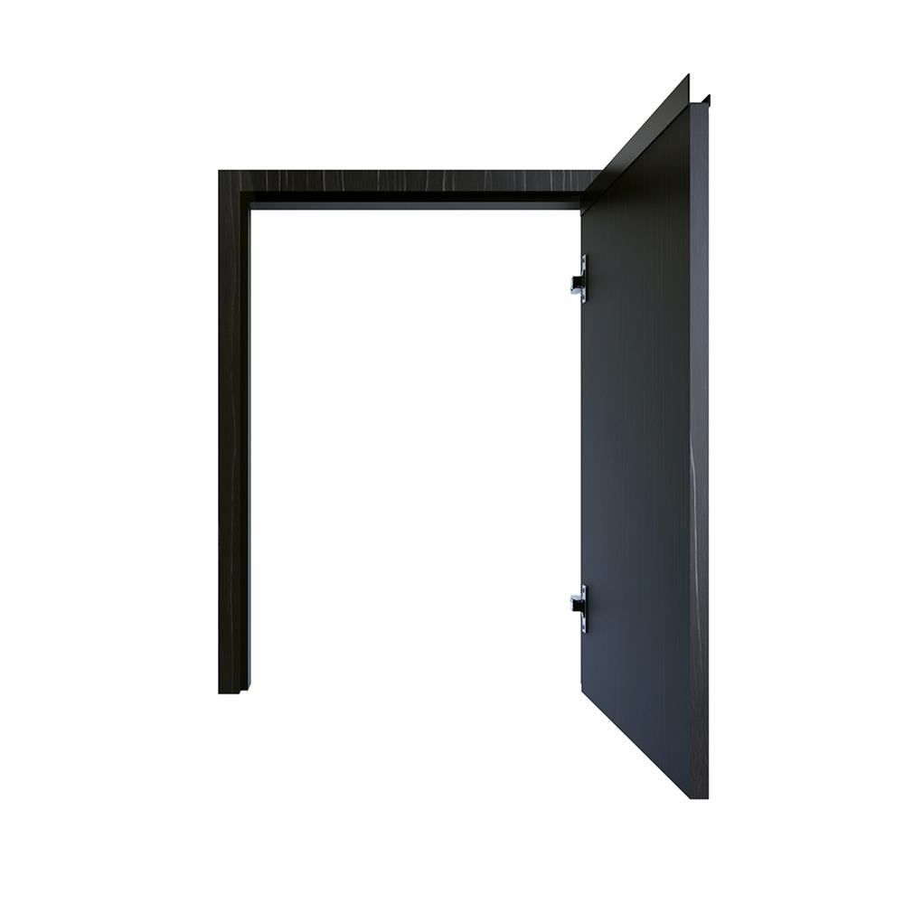 บานถังแก๊สเรียบ JUPITER SILKY OAK 53x72 ซม. สีดำ