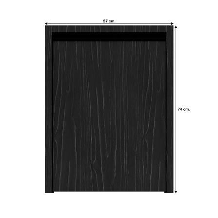 บานถังแก๊สเรียบ JUPITER SILKY OAK 53x72 ซม. สีดำ_3