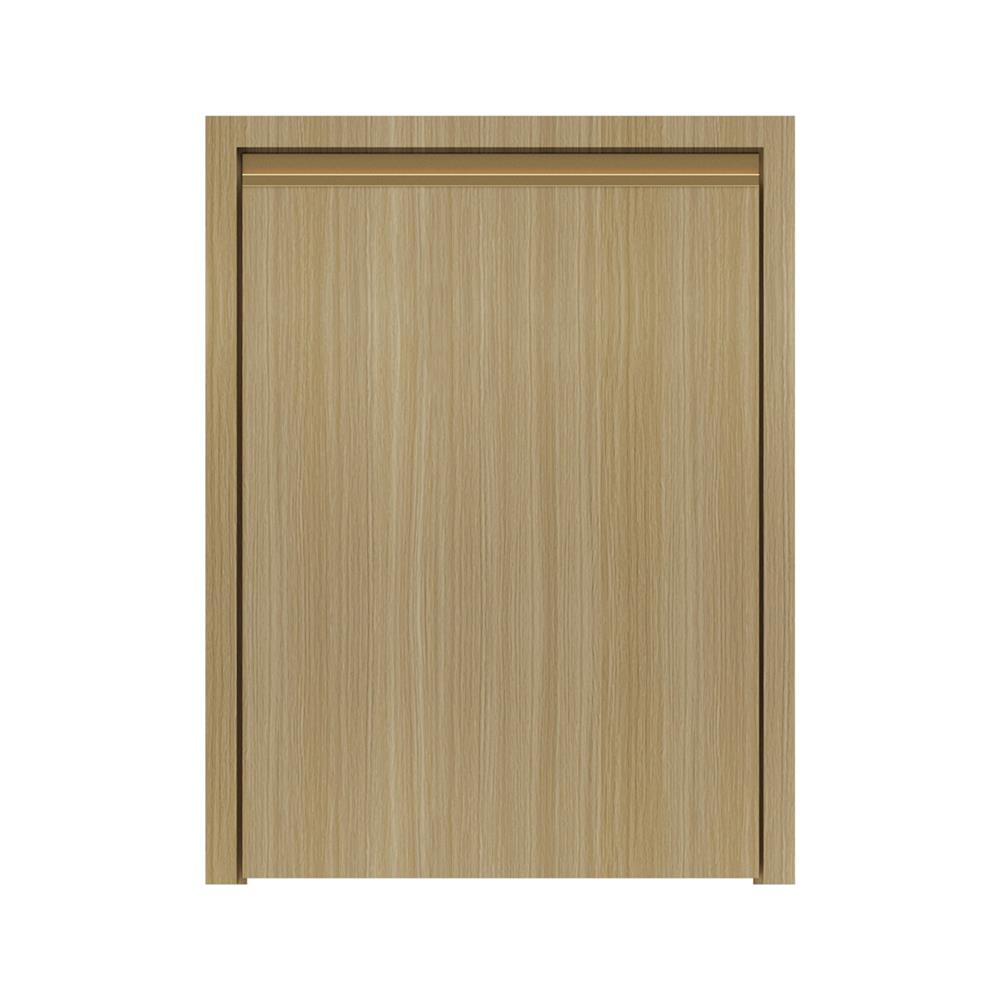 บานถังแก๊สเรียบ JUPITER SILKY WOODS 53x72 ซม. สีน้ำตาล