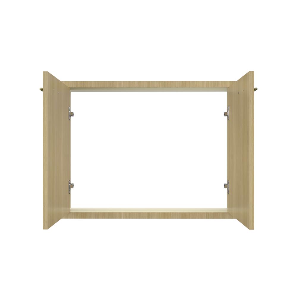 บานซิงค์คู่ JUPITER MINERVA 83x63 ซม. สีน้ำตาล