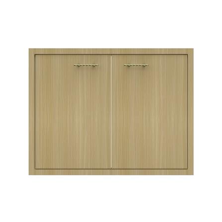 บานซิงค์คู่เรียบ JUPITER MINERVA 87x67 ซม. สีน้ำตาล