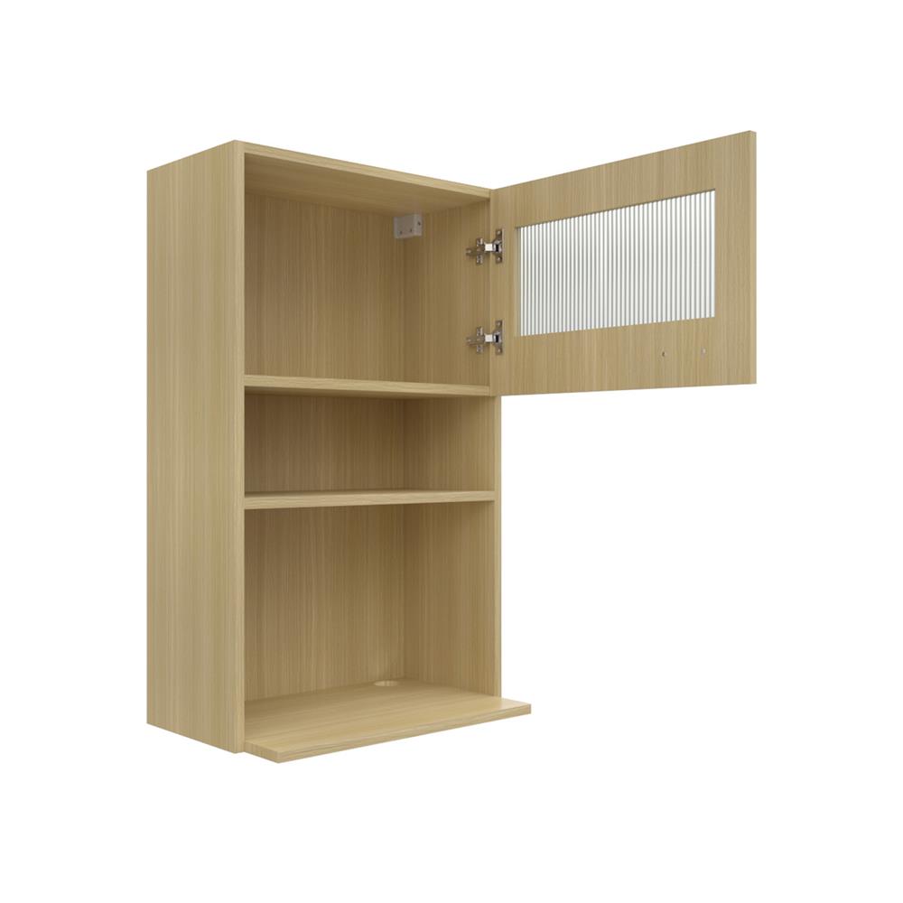 ตู้ไมโครเวฟบานกระจก JUPITER MINERVA 60x100 ซม. สีน้ำตาล