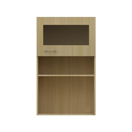 ตู้ไมโครเวฟบานกระจก JUPITER MINERVA 60x100 ซม. สีน้ำตาล_1