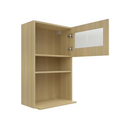 ตู้ไมโครเวฟบานกระจก JUPITER MINERVA 60x100 ซม. สีน้ำตาล_2