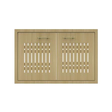 บานใต้เตาเกล็ดเต็ม JUPITER MINERVA 83x53 ซม. สีน้ำตาล