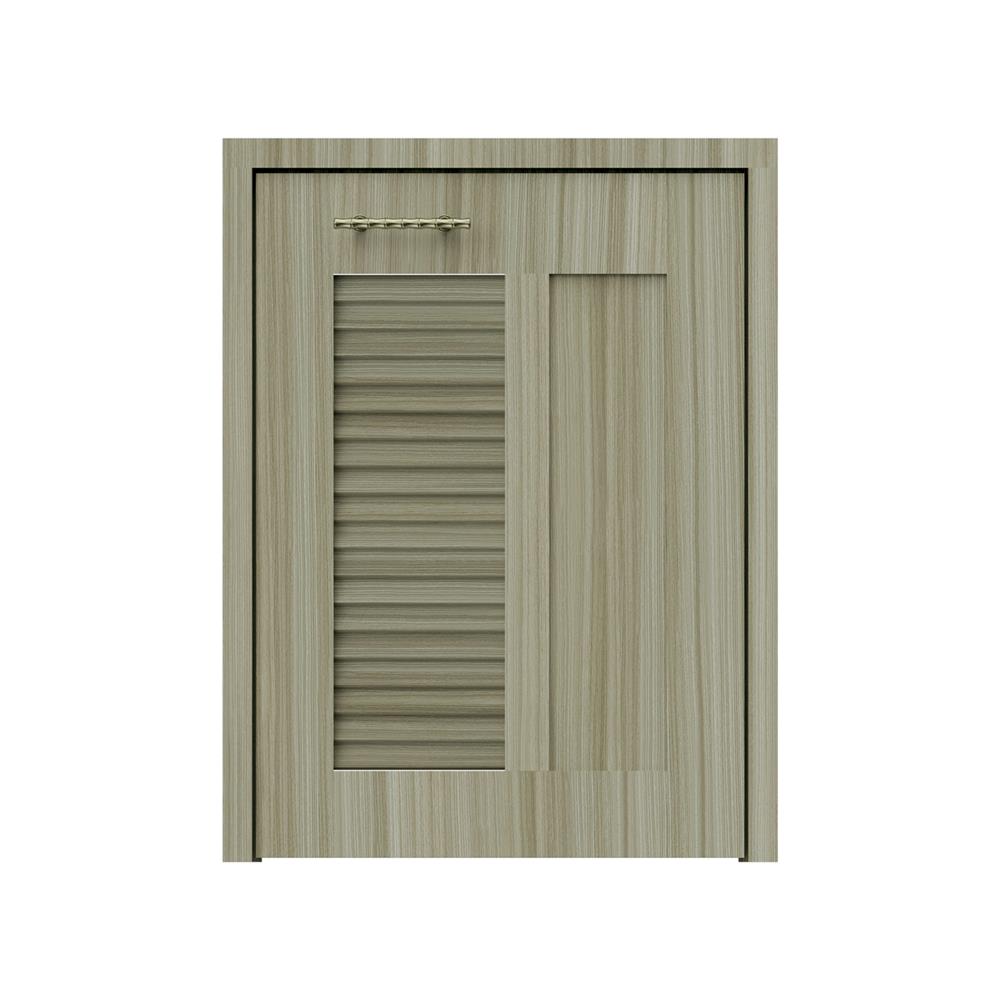 บานถังแก๊สเกล็ดผสม JUPITER GLORY TEAK 53x72 ซม. สีน้ำตาล