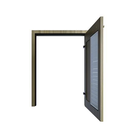 บานถังแก๊สเกล็ดผสม JUPITER GLORY TEAK 53x72 ซม. สีน้ำตาล_1