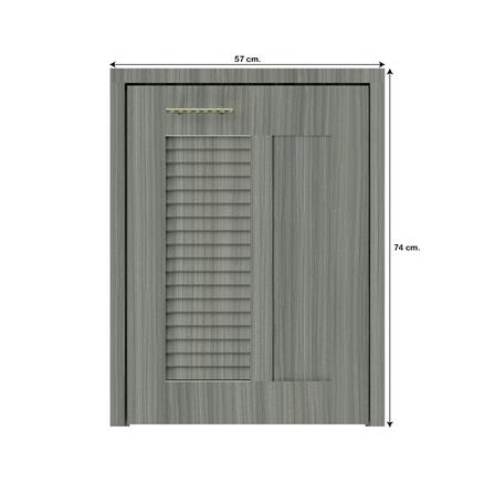 บานถังแก๊สเกล็ดผสม JUPITER GLORY LIGHT 53x72 ซม. สีเทา_3